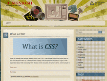 Tablet Screenshot of designbash.com